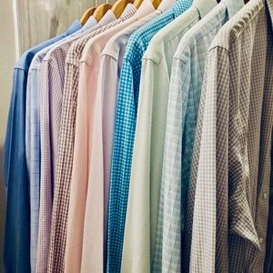 Lot of (10) Brooks Brothers dress shirts  16.5 X 36/37